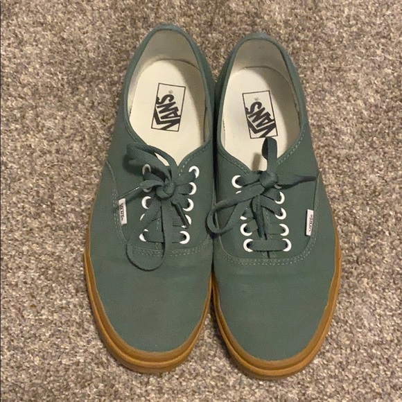 vans gum era green